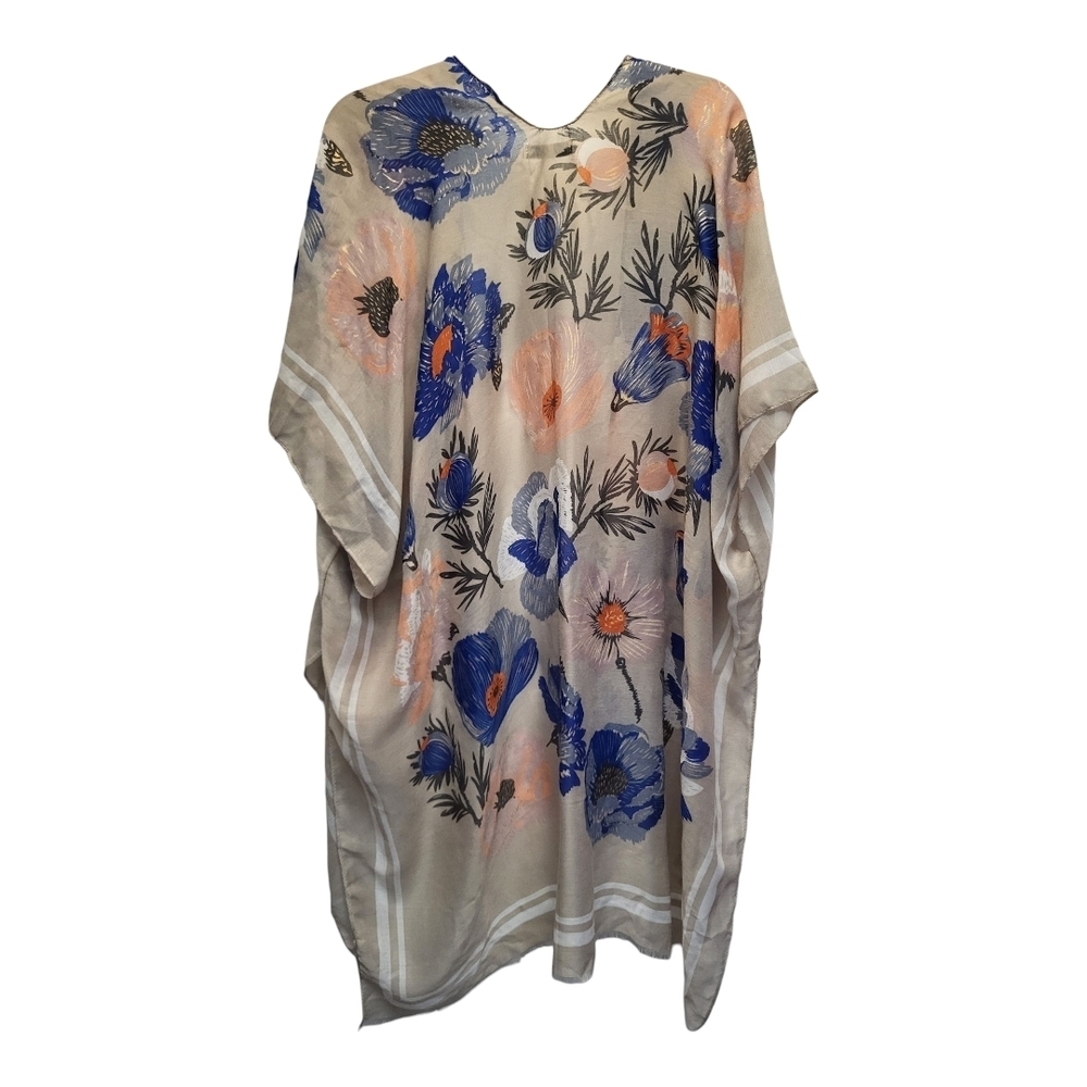 Woven Heart Multicolor Lightweight Duster - Picture 2 of 3